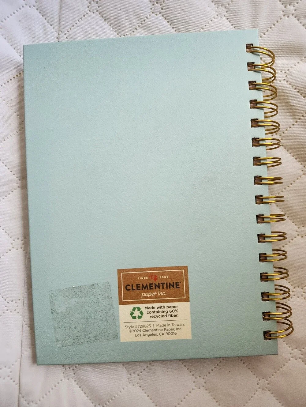 Crush Your Goals Fitness Journal - Mint Cover